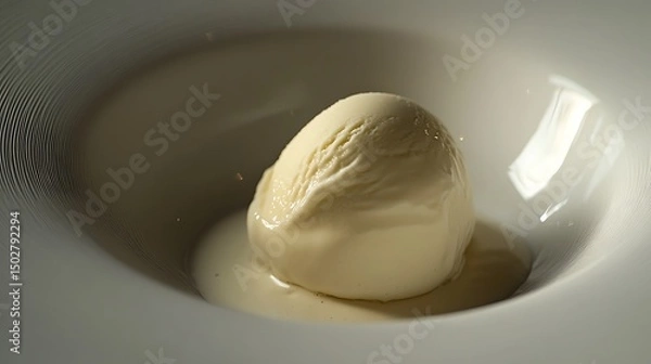 Fototapeta Scoop of Ice Cream in a Bowl