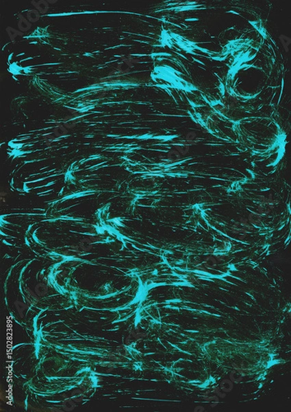 Fototapeta Abstract artistic background with expressive colored brush strokes, Energetic abstract background, Vibrant and colorful paint abstract modern. 