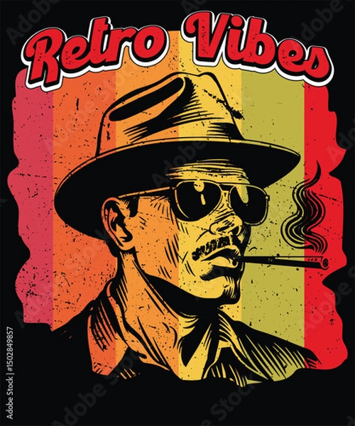 Obraz Retro Vibes 3 Graphic Design