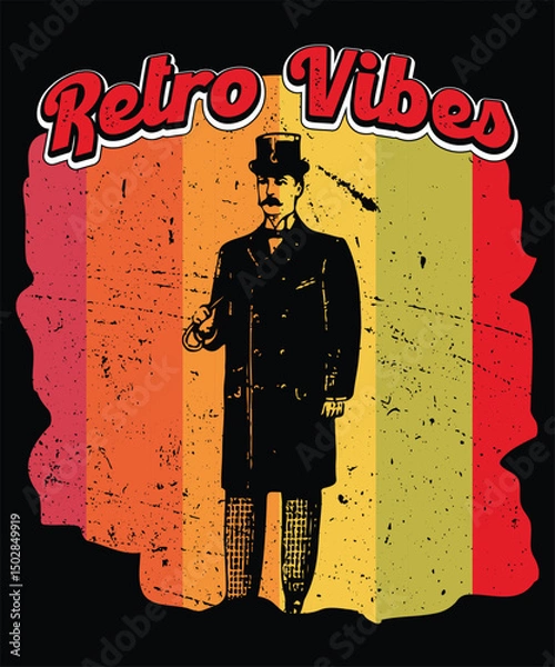 Fototapeta Retro Vibes 6 Graphic Design