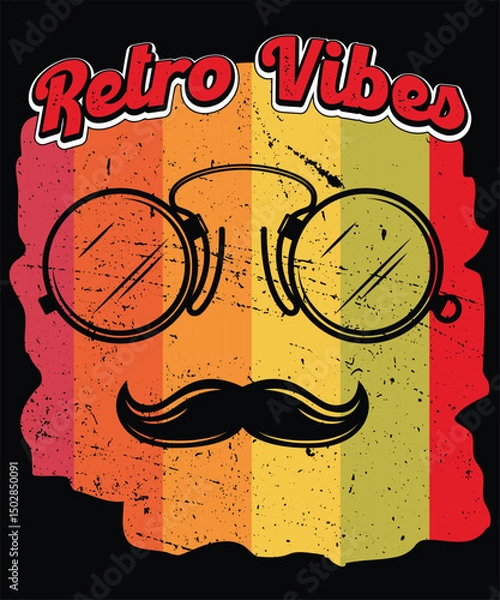 Obraz Retro Vibes 10 Graphic Design