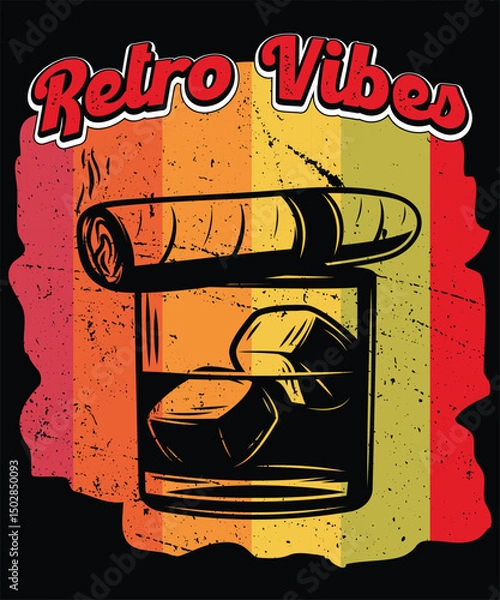 Fototapeta Retro Vibes 12 Graphic Design