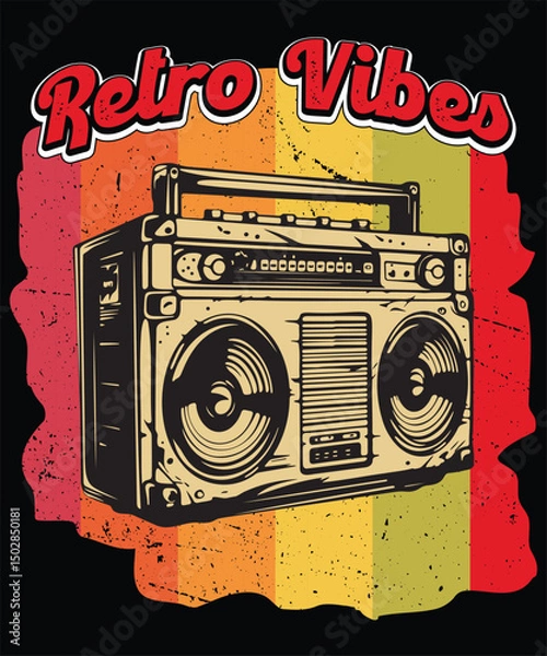 Obraz Retro Vibes Graphic Design