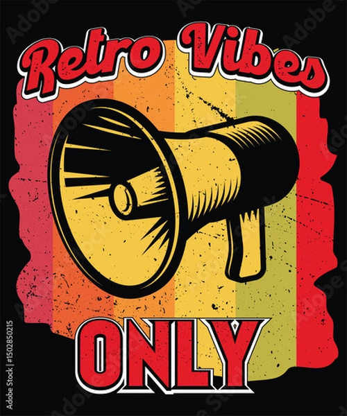 Obraz Retro Vibes Only Graphic Design
