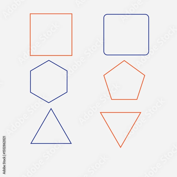 Obraz geometric shape