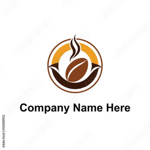 Fototapeta coffee logo