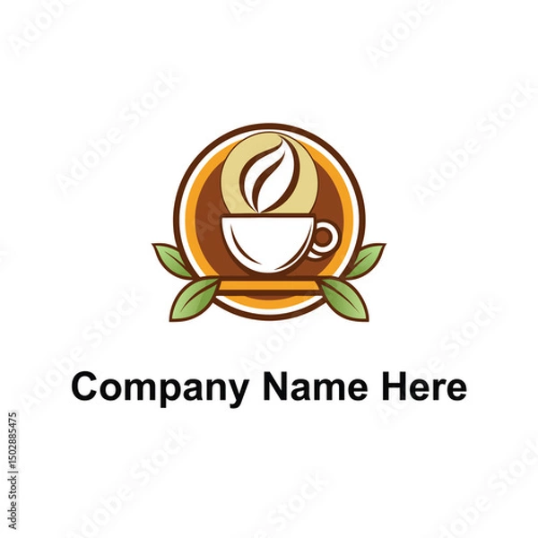 Fototapeta coffee logo