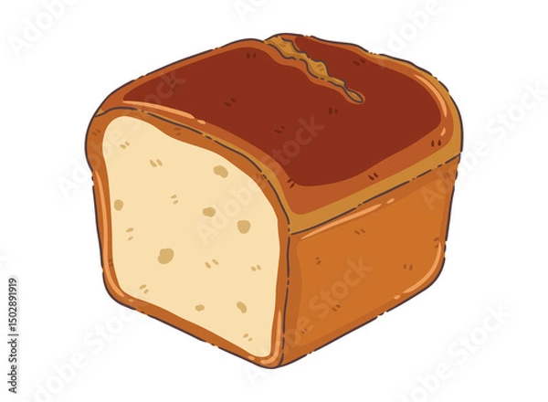 Fototapeta slice of bread