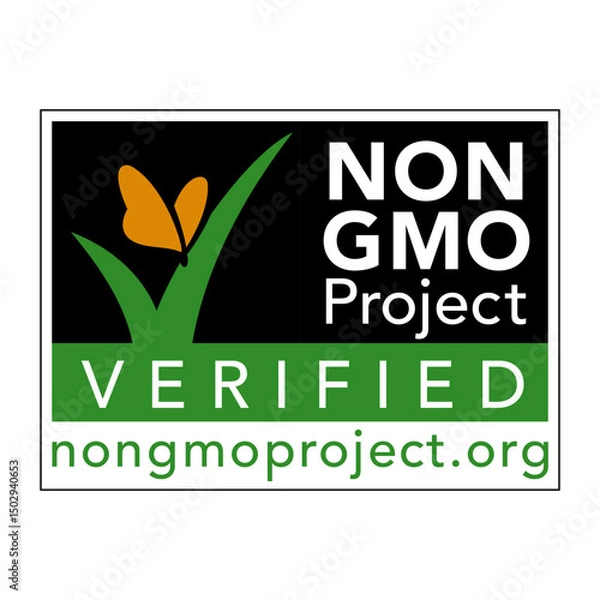Obraz NON GMO PROJECT ERIFIED VECTOR ICON