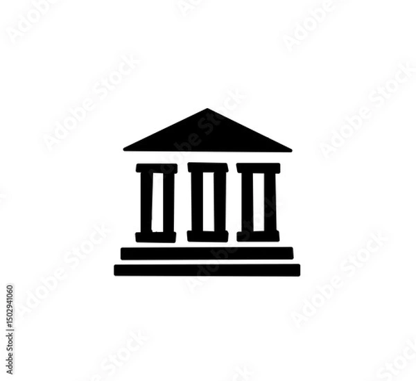 Obraz mobile banking icon on white background