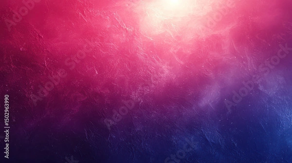 Fototapeta Vibrant abstract background featuring blend of pink and blue hues, creating dreamy atmosphere with soft texture