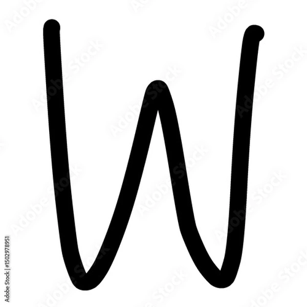 Obraz vector illustration,character,w