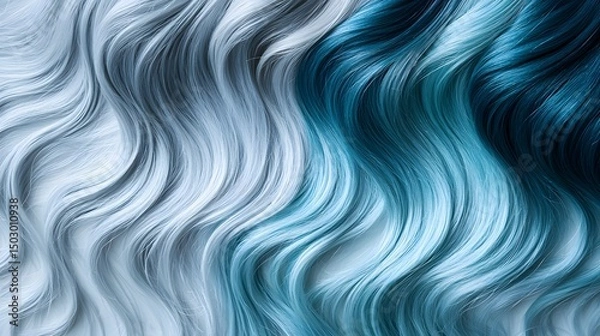 Obraz abstract blue background with waves