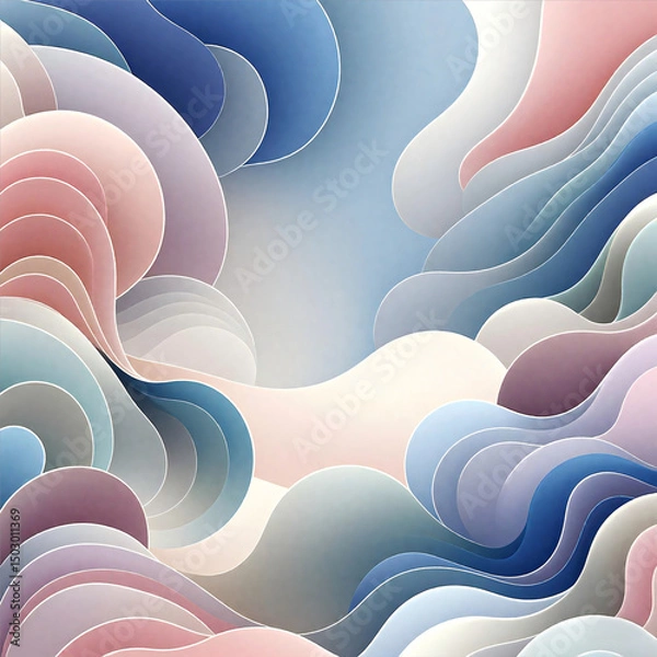 Fototapeta seamless pattern with waves