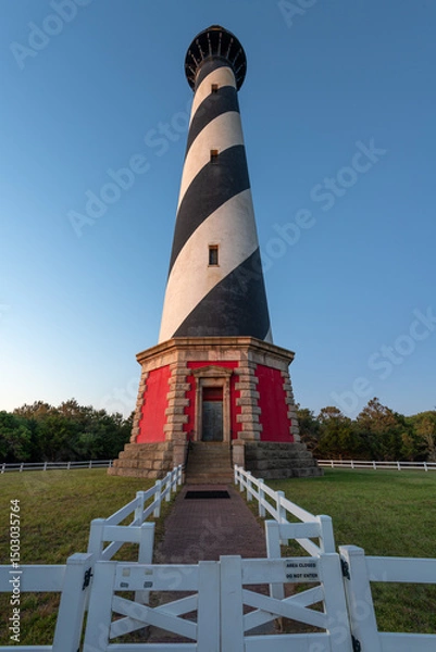 Fototapeta Cape Hatteras Lighthouse in the Outer Banks of North Carolina, USA
