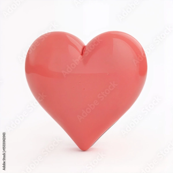 Fototapeta A dynamic 3D splash of chocolate