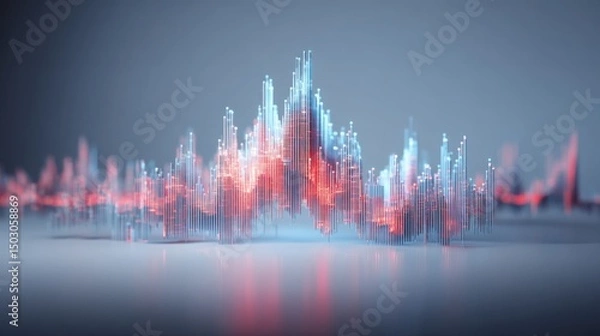 Obraz Blockchain-audited fibonacci signal overlap optimizer icon concept demonstrating advanced strategies for market prediction