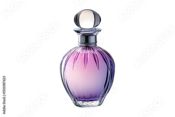 Fototapeta Fantasy perfume bottle isolated on transparent background