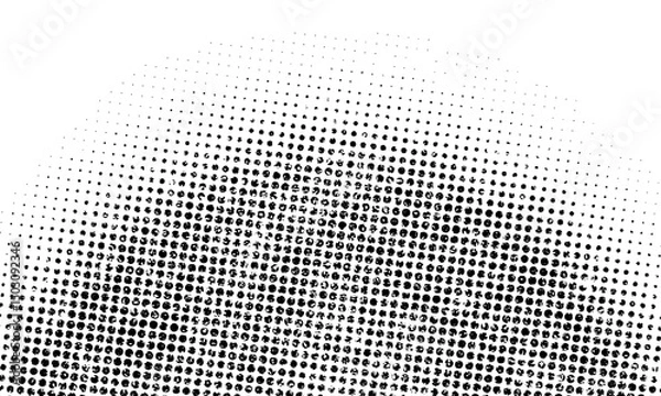 Fototapeta Black and White Grunge Texture Overlay