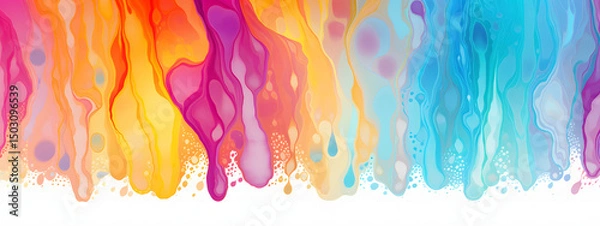 Fototapeta seamless pattern with colorful stripes, colorful abstract pattern background. template summer concept illustration
