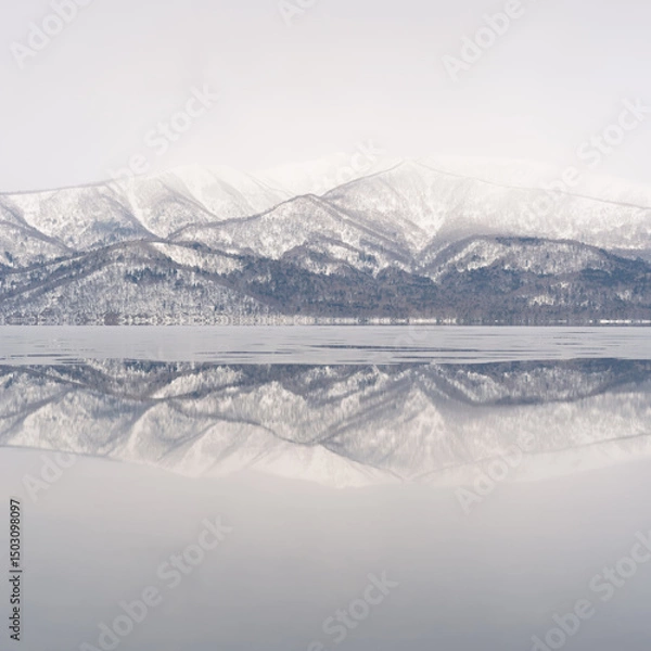 Obraz snow covered mountains