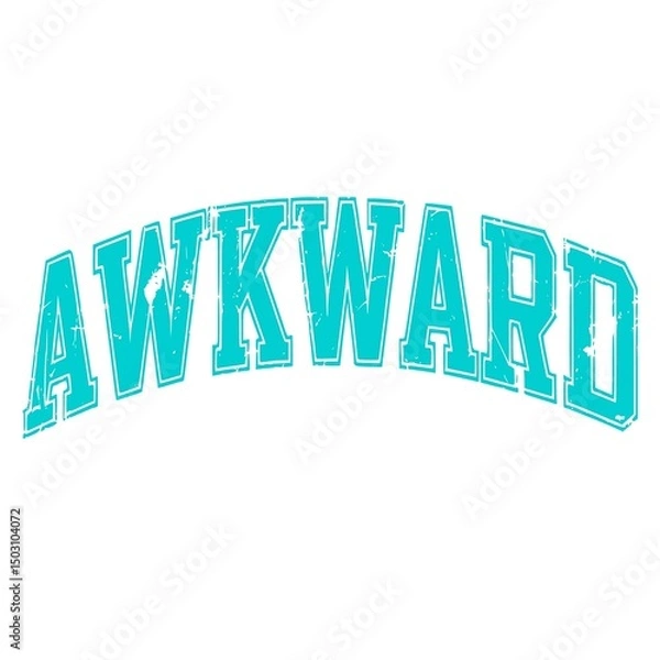 Fototapeta Awkward Text Design – Bold and Funny Typography