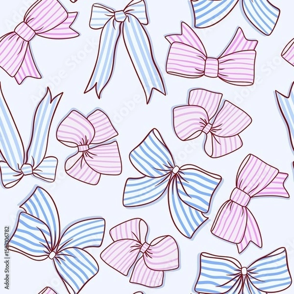 Obraz pattern design designed with striped ribbons