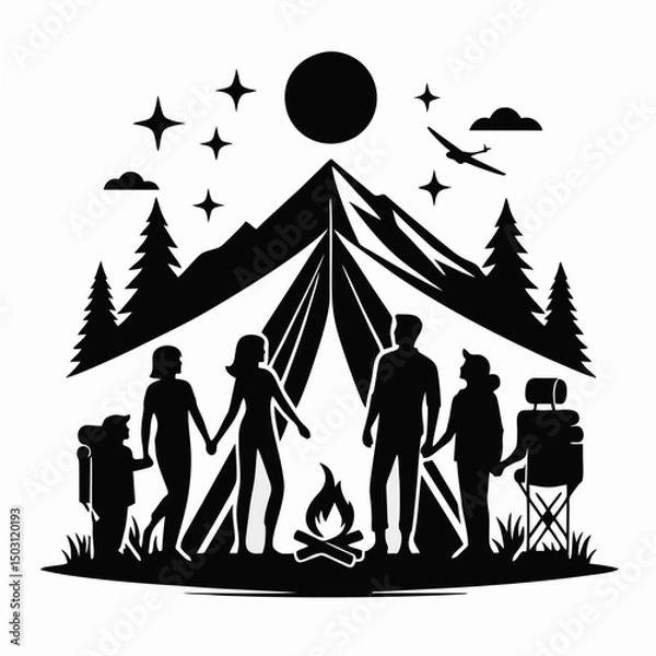 Obraz A vector family.