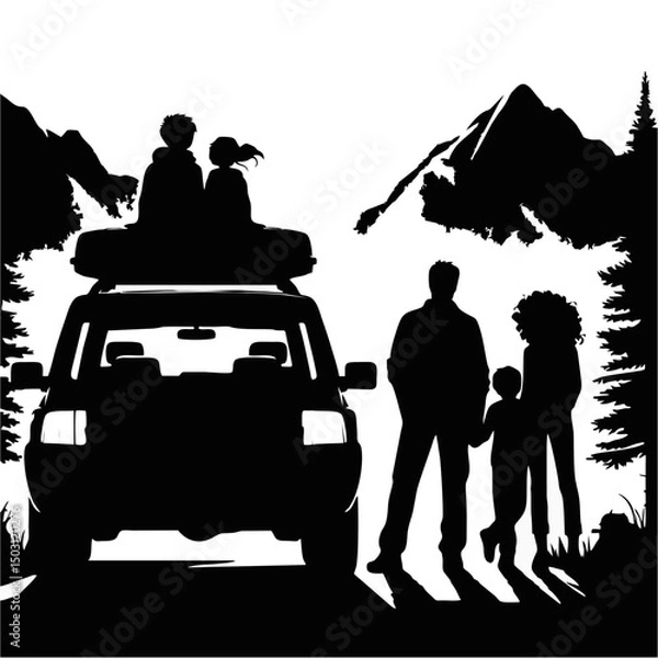 Obraz A vector family.