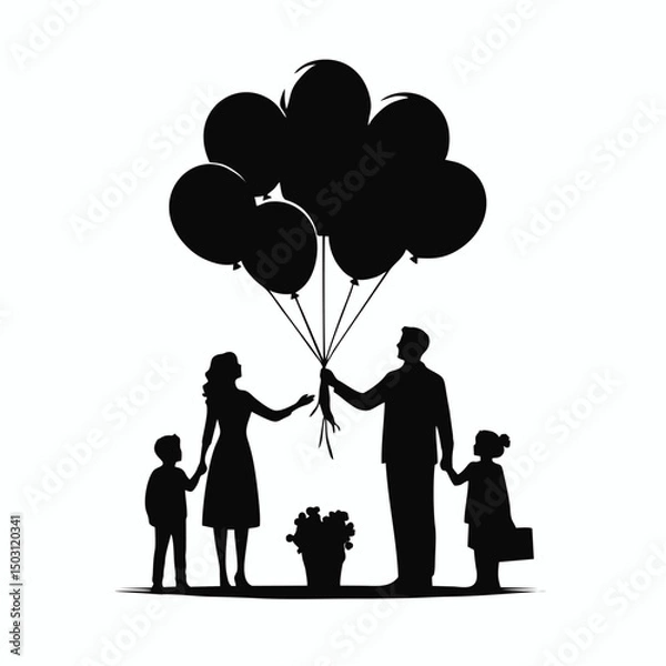 Obraz A vector family.
