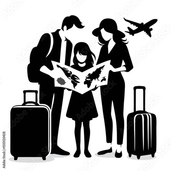 Obraz A vector family.