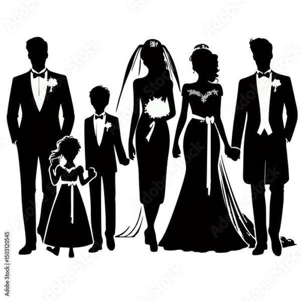 Obraz A vector family.