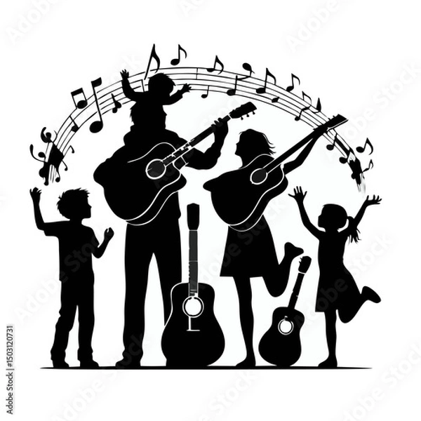 Obraz A vector family.