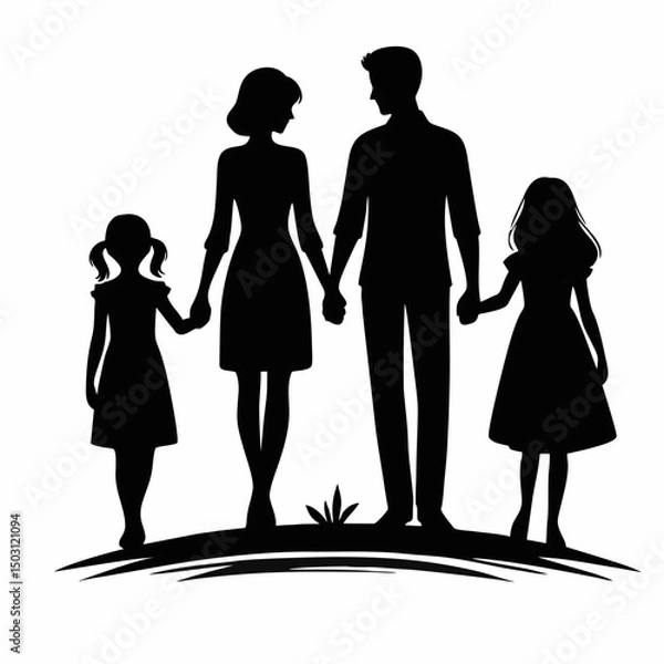 Obraz A vector family.