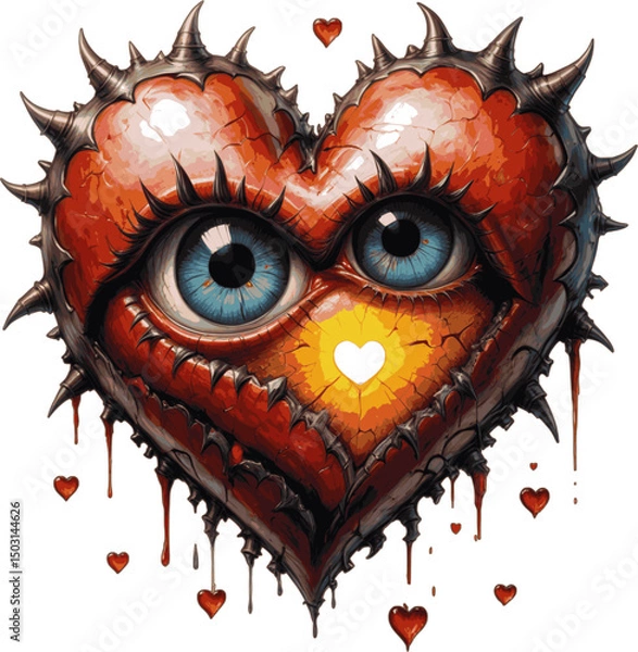 Obraz CP Spiky Heart