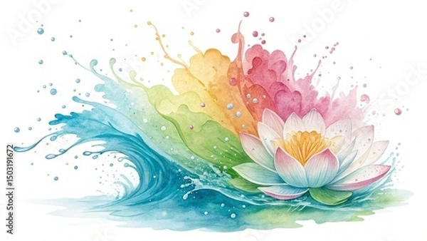 Obraz abstract flower background