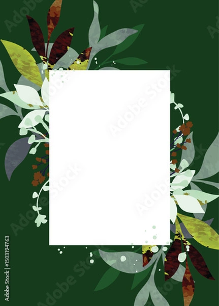 Fototapeta Abstract geometric wall art background vector 