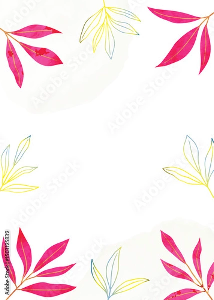Fototapeta Abstract geometric wall art background vector 