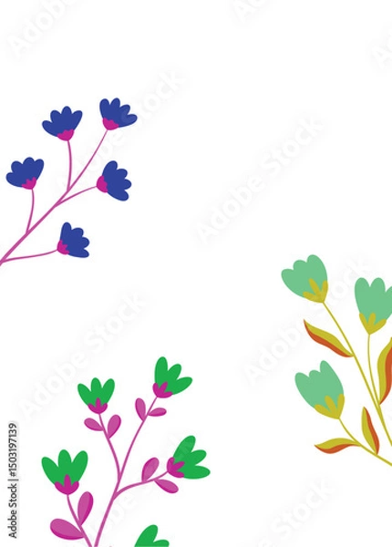 Fototapeta Abstract geometric wall art background vector 