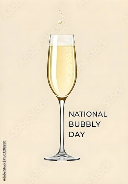 Obraz National Bubbly Day
