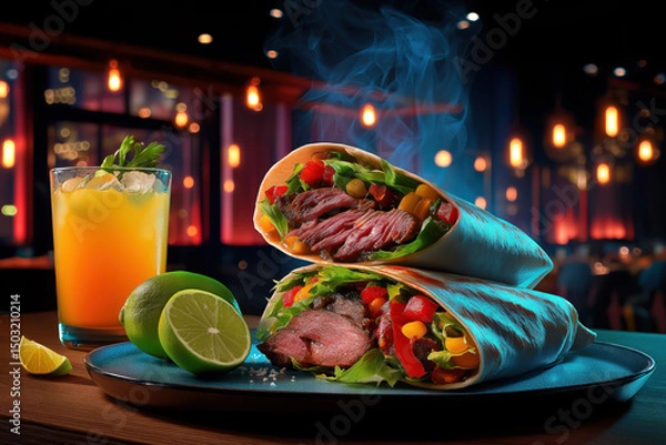 Obraz Burritos created with Generative AI Technology, ai, generative