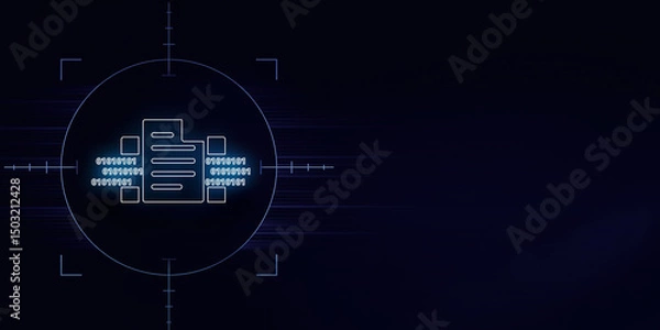 Fototapeta Effective DLP Control Safeguarding Sensitive Data and Preventing Breaches