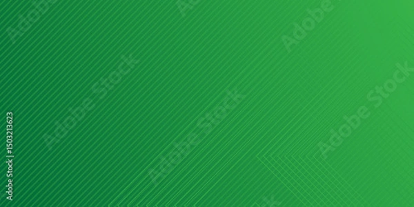 Fototapeta green abstract background. Glowing particles line dynamic background. light green and turquoise tones background for modern artwork and wallpaper. Cool banner with copy space for page, cover, website.