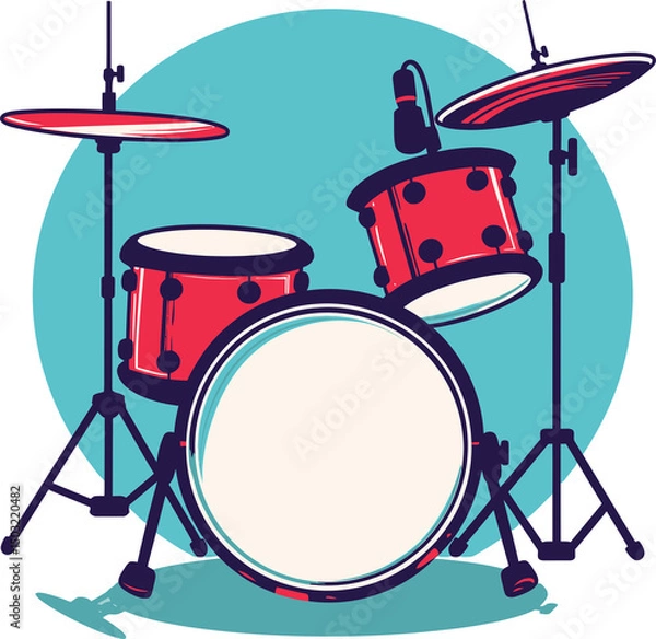 Obraz drum kit and drum