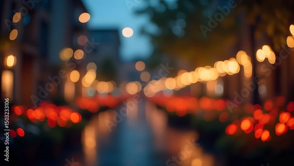 Obraz christmas tree lights