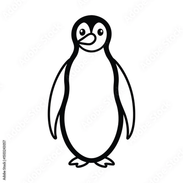 Fototapeta penguin vector illustration