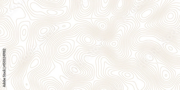 Fototapeta Abstract topographic lines pattern background texture design