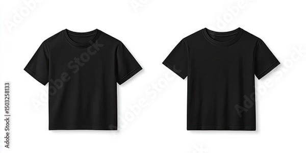 Obraz Blank Black T-shirts