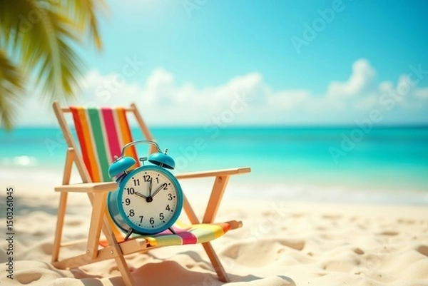 Obraz Sun-Kissed Serenity: A Playful Snapshot of Summer's Last Escape