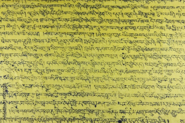Obraz Tibetan writings